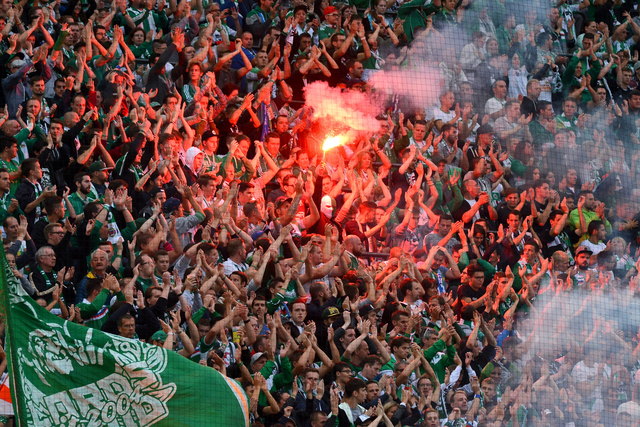 Der SK Rapid Wien trifft am Donnerstag, 16.08.2018, in der Europa League Qualifikation auf den SK Slovan Bratislava. | Foto: Markus Spitzauer