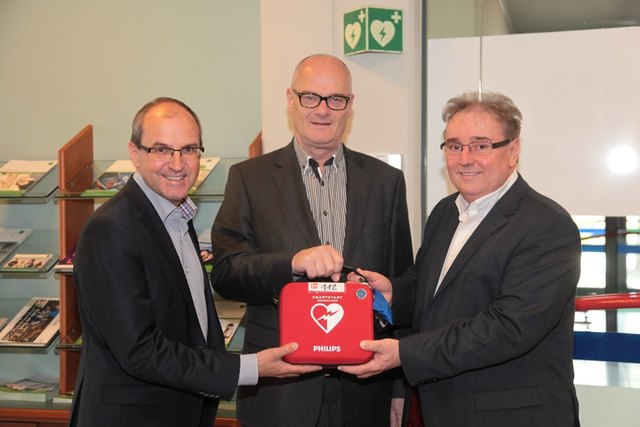 Der Regionalstellenleiter Andreas Schlemmer, Vizepräsident WKO Steiermark Benedikt Bittmann und Regionalstellenobmann Vinzenz Harrer. | Foto: WKO Weiz