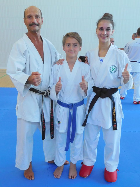 Ferdl Hörmann, Markus Schmelzer und Jana Lind beim Camp in Fürstenfeld | Foto: KK