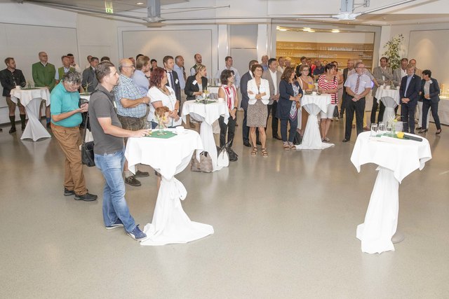 Leoben, Oesterreich, 21.08.2018, Leute. Bild zeigt  ein Feature vom Wirtschaftsfrühstück, 60 Jahre Forstunternehmen Lieber. Foto: klauspressberger.com