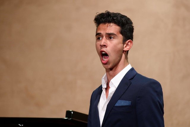 Christian Caciedo Ramirez, Bariton aus Kolumbien F. Schubert's Erlkönig. | Foto: Dabernig