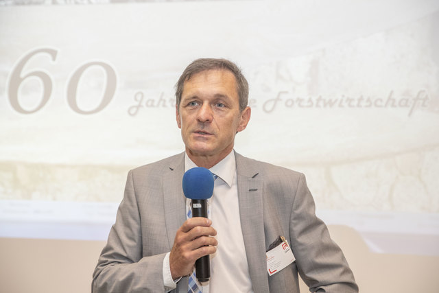 Leoben, Oesterreich, 21.08.2018, Leute. Bild zeigt  ein Feature vom Wirtschaftsfrühstück, 60 Jahre Forstunternehmen Lieber. Foto: klauspressberger.com