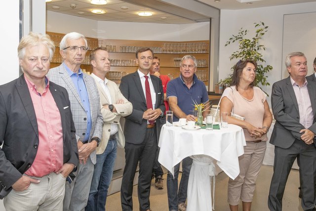 Leoben, Oesterreich, 21.08.2018, Leute. Bild zeigt  ein Feature vom Wirtschaftsfrühstück, 60 Jahre Forstunternehmen Lieber. Foto: klauspressberger.com