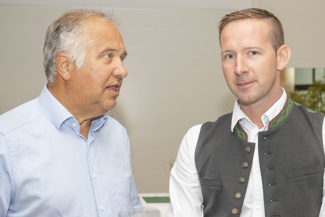 Leoben, Oesterreich, 21.08.2018, Leute. Bild zeigt  ein Feature vom Wirtschaftsfrühstück, 60 Jahre Forstunternehmen Lieber. Foto: klauspressberger.com