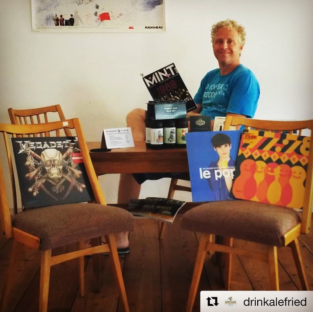 Kay Burki hat sich mit dem LP Café einen jahrelangen Traum erfüllt.