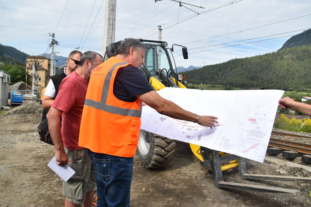 Die Bauarbeiten in Roppen und Imsterberg erfolgen Termingerecht