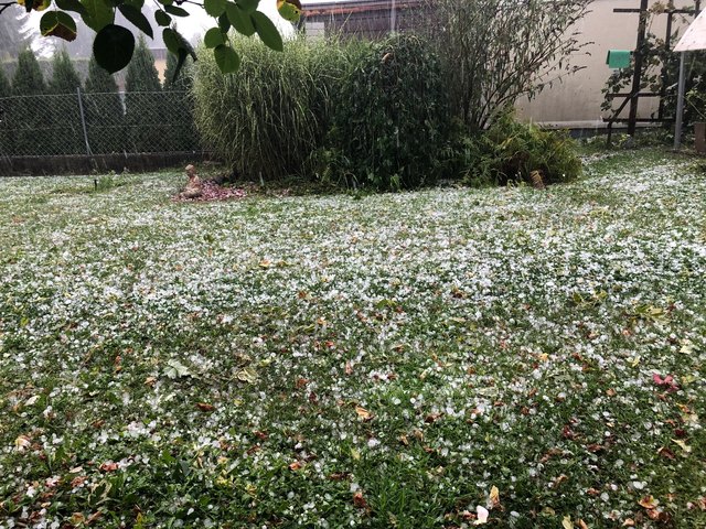 Hoffentlich nicht schon wieder. Im Packabschnitt ist für den Freitagabend Hagel angesagt.