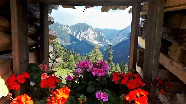 Blick auf die Julischen Alpen
