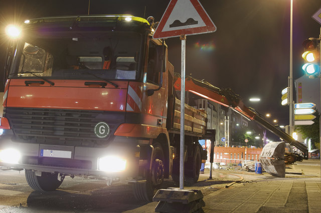 Die Strassenbaustelle in der Vogelweiderstraße wird bis Ende Oktober reichen.