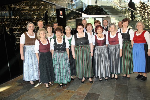Der Gesangsverein Unterpremstätten-Zettling bei seinem Frühlingskonzert in Premstätten.