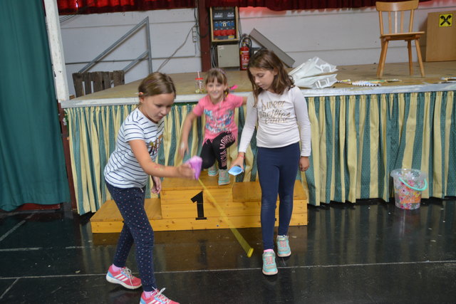 Die Fangbecher machten viel Spaß.