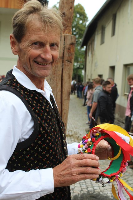 Hans Millonig mit Kranzl