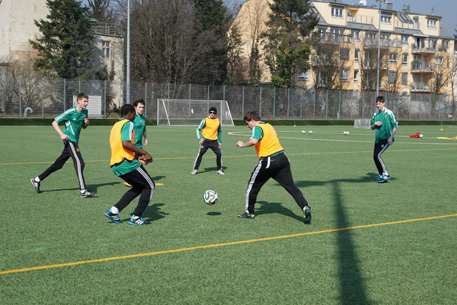 Das Special-Needs-Team des SK Rapid beim Training | Foto: www.skrapid.at