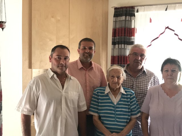 Wolfgang Heiszenberger, Bgm Ewald Bürger, Hedwig Heiszenberger, Anton Wilfinger, Adelheid Moser; | Foto: Foto: Gemeinde Pilgersdorf