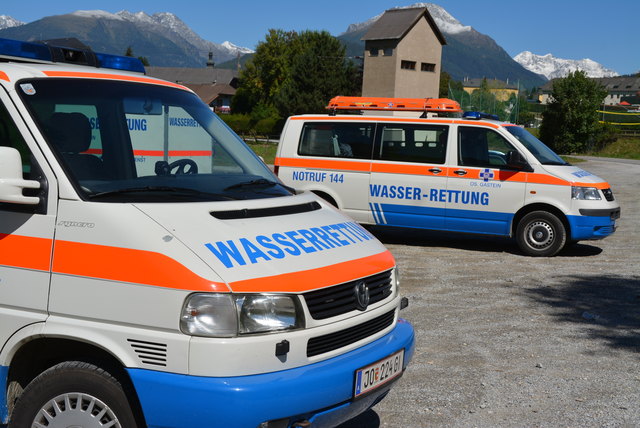 Die Wasserrettung aus dem Pongau kam zur Unterstützung der lokalen Einsatzkräfte