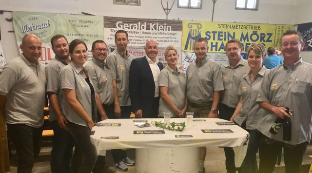 Jürgen Ritter, Markus Resch, Doris Resch, Roland Sailer, Roland Szander, Georg Rosner, Christiana Pöll, Thomas Böhm, Ernst Halwachs, Elke Böhm, Christian Hiertz﻿ | Foto: ÖVP