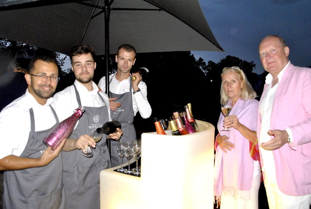 Pink & White waren im Steakhouse Kaps angesagt. | Foto: Eberharter