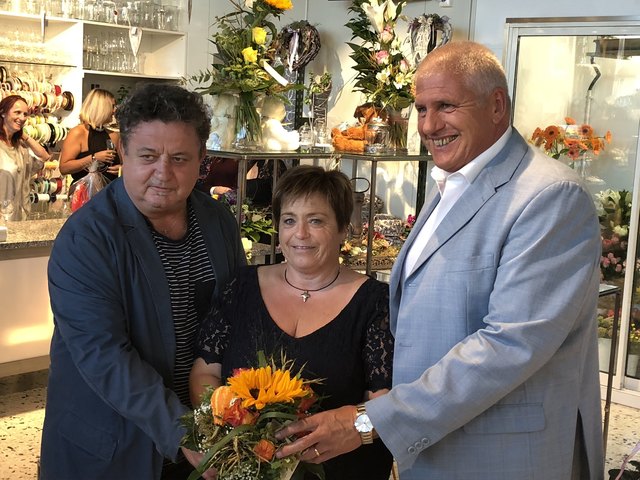 Erfreut: F. Schlögl, Gerti Wilfinger und G. Bauer (v.l.) | Foto: WOCHE