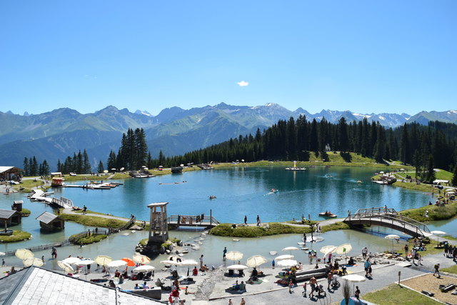 Serfaus – im Bild die Seealm Hög – ist zur Sommer-Halbzeit 2018 der Nächtigungskaiser im Bezirk Landeck.