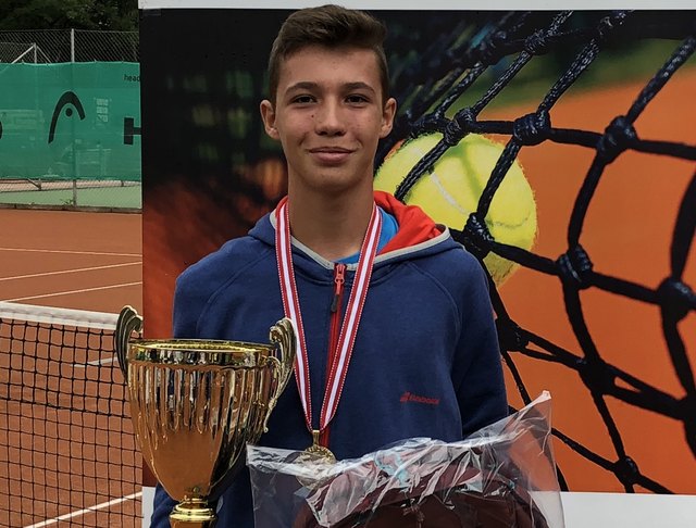 Ein Versprechen für die Zukunft: Der 14-jährige Grazer Jan Kobierski triumphierte bei den Jugendmeisterschaften in Dornbirn. | Foto: KK