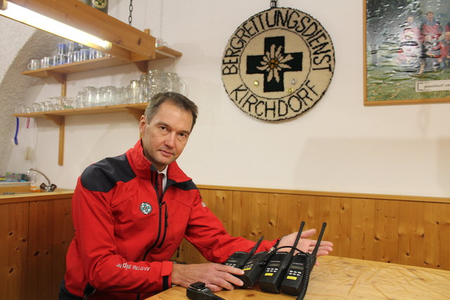 Werner Helmberger, Ortsstellenleiter der Bergrettung Kirchdorf.