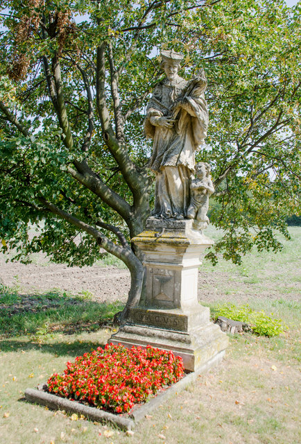 Statue des Heiligen Nepomuk in Seebarn (errichtet 1709)