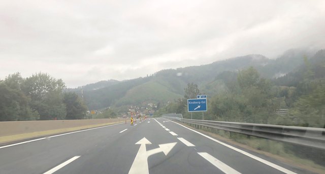 Die Autobahnabfahrt Kindberg Ost ist seit gestern wieder geöffnet. | Foto: Koidl