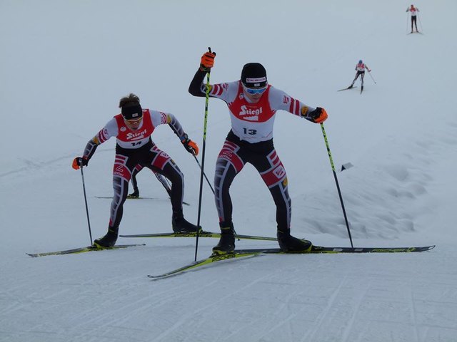 Mika Vermeulen beim Langlaufen. | Foto: Vincent Vermeulen