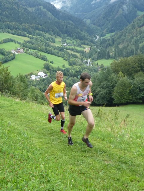 Heißes Duell um den Sieg zwischen Chour und Heigl. | Foto: Union Annaberg