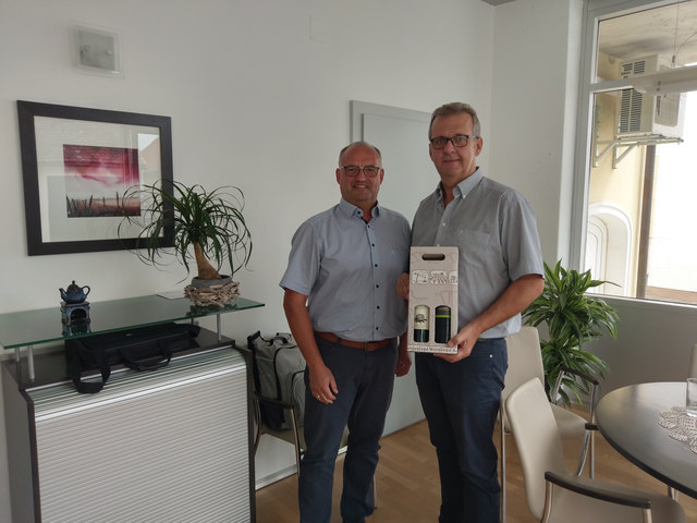 Tadtens Bürgermeister Willi Goldenits und Manfred Bleich. | Foto: Goldenits
