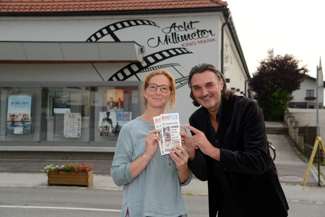 Kinomanagerin Renate Wutzl und Markus Berger | Foto: Berger