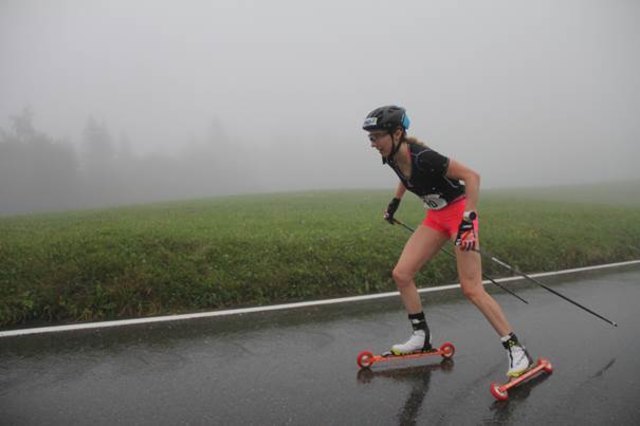 Die Radstädter Langläuferin Teresa Stadlober unterbot den Streckenrekord auf den Gaisberg von Katerina Smutna aus dem Jahr 2011 um fast eine Minute. | Foto: Climb the Goas