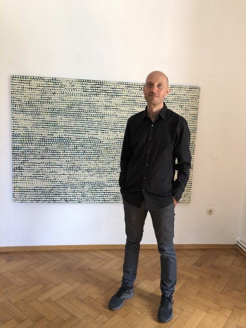 Claus Prokop in der Galerie Walker im Schloss Ebenau | Foto: Lehner