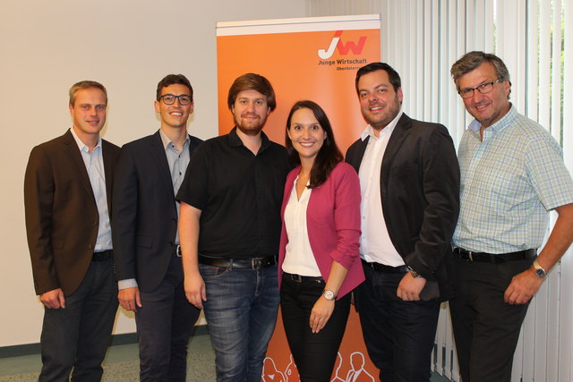 Franz Wasserbauer, Markus Moser, Felix Aichberger, Sarah Radinger, Eugen Werner und Peter Guttmann (v. li.).