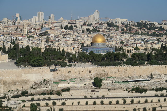 Blick über Jerusalem und den Felsendom | Foto: Michaela Gugglberger