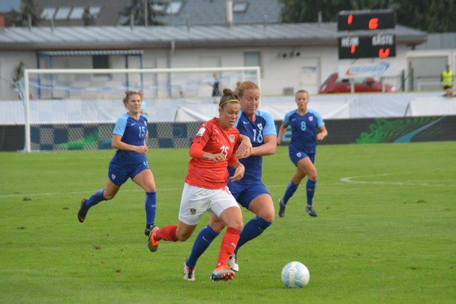 Nicole Billa war mit zwei Treffern maßgeblich am 4:1 beteiligt. | Foto: Michael Strini
