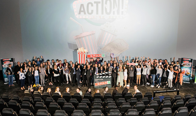 "Film ab und Action" hieß es für 100 neue Spar-Lehrlinge | Foto: Spar/gleissfoto