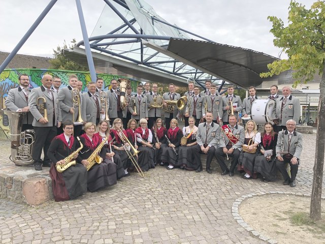 Der Musikverein „Frisch Auf“ Schattendorf spielte im deutschen Grimma groß auf. | Foto: MV „Frisch Auf“