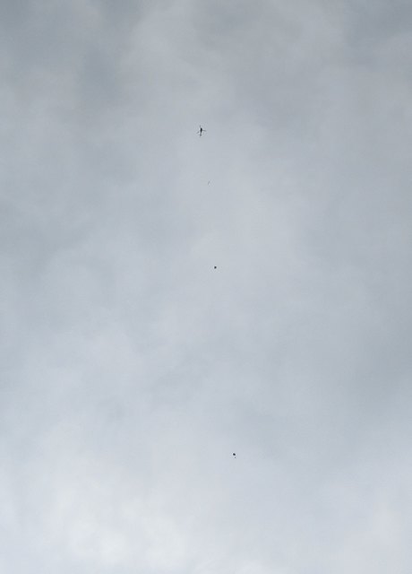nur Punkte am Himmel