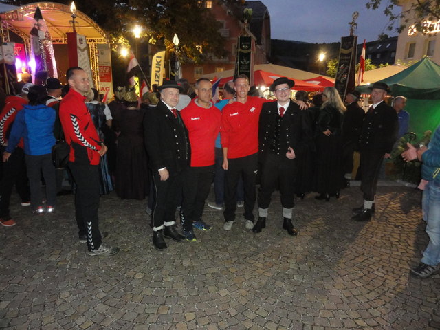 Aufnahme mit italienischen Teilnehmern