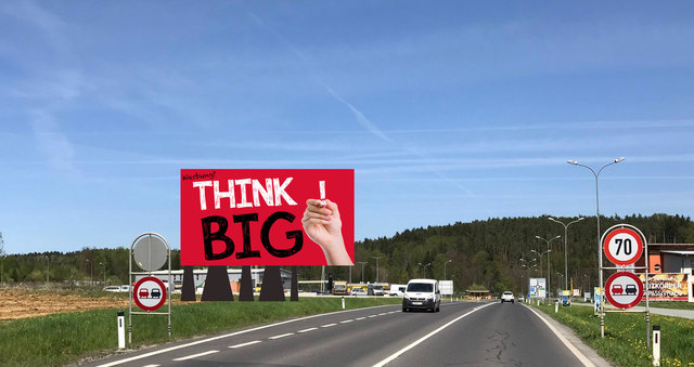 Die gigantische LED-Videowall wird täglich von rund 12.500 Menschen wahrgenommen werden.