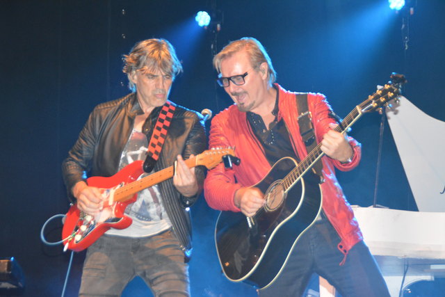 Willi Ganster und Nik P. rockten die Bühne in Stegersbach.