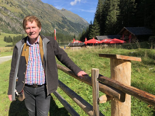 Robert Bacher von der Gamsblickhütte beim Hintersee in Mittersill. | Foto: Christa Nothdurfter