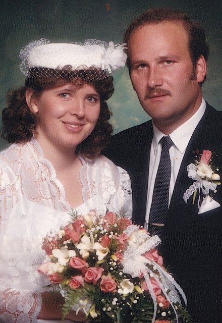 Hochzeit 1986: Karl und Marianne Graser aus Stallbach. | Foto: Graser