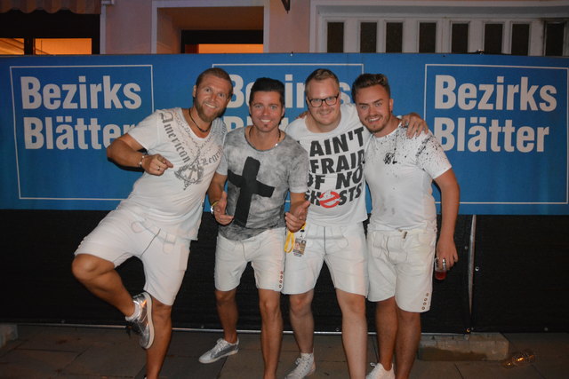 Die Gruppe Nordwand war als Support-Band von Nik P. mit dabei.