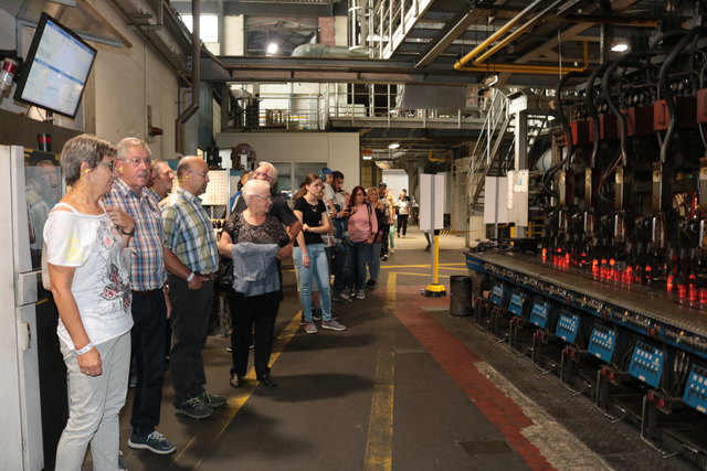 3.000 Besucher waren von der Glasproduktion beeindruckt.