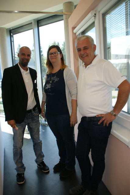 Leopold Bauer und Raphael Semler im Kundengespräch. | Foto: V. Hauer