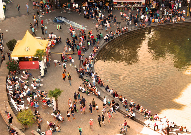 Buskers Straßenkunst Festival 2018/ Abenstimmung