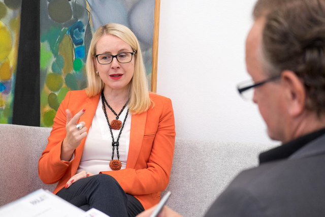 "Es kann nicht sein, dass man drei Jahre in einer überbetrieblichen Ausbildung ist und in dieser Zeit keine Unternehmen von innen gesehen hat." | Foto: Arnold Burghardt