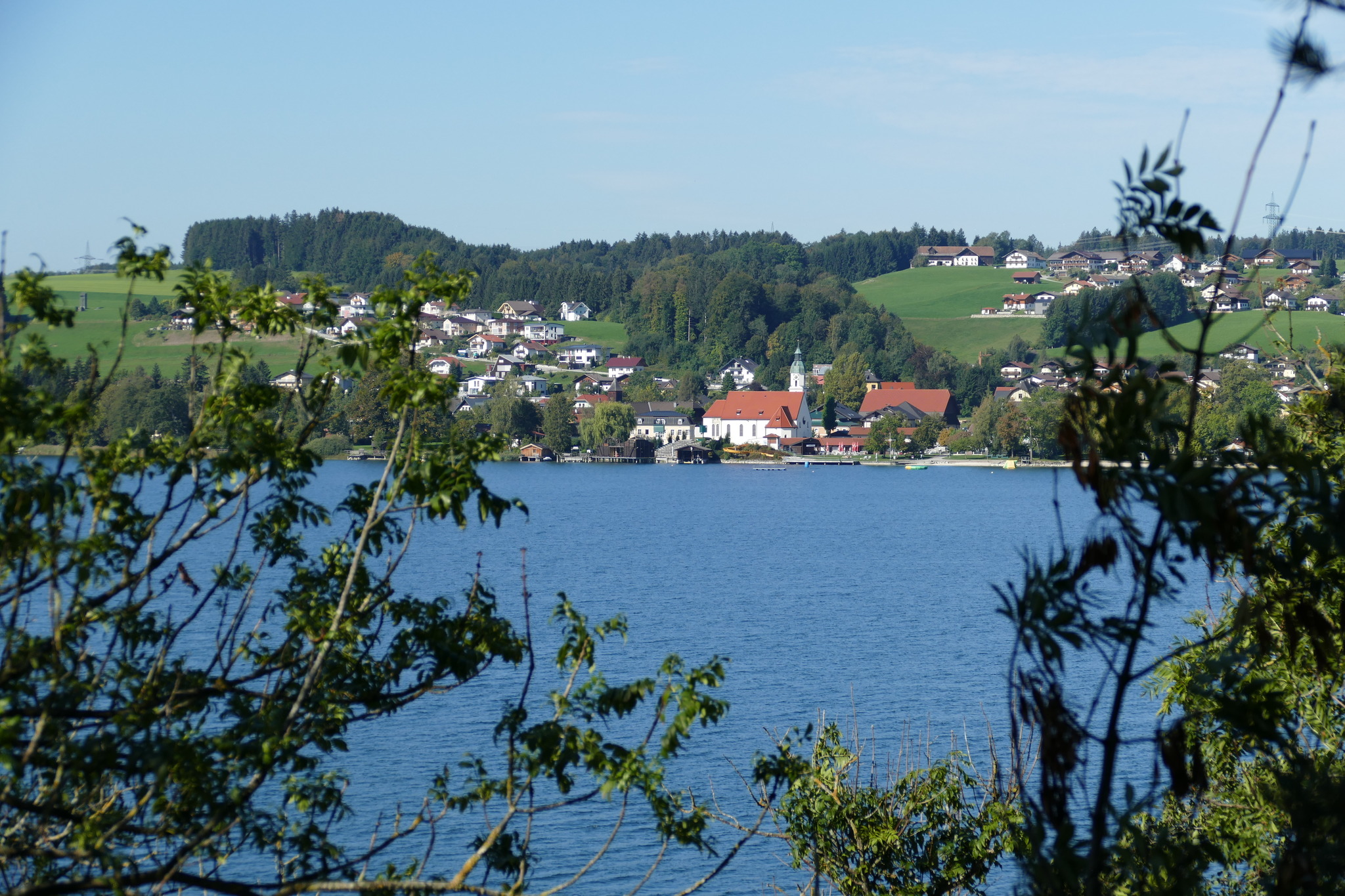 See Ham Blick auf Seeham - Flachgau